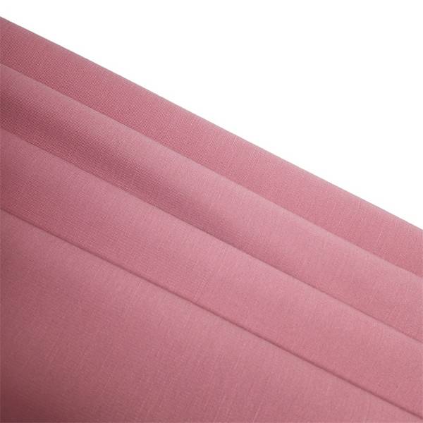 Tecido elástico de rayon cor rosa com elastano para ternos