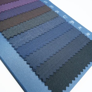 Twill cashmere anyaman wol worsted lawon poliéster jas