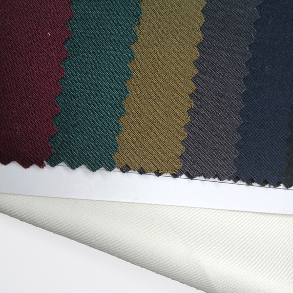Plain Twill Polyester Rayon Wool Blend Fabric