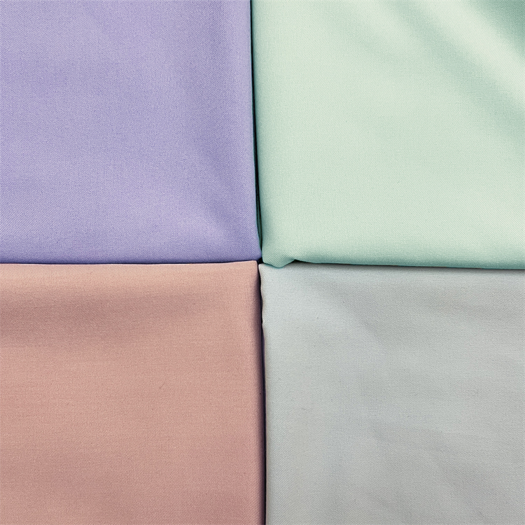 Twill 320gm polyester rayon spandex blend fabric for scrub suit