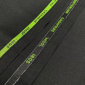 italian black wool suiting fabric wholesale polyester blend fabric