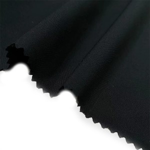 Black 94 Polyester 6 Spandex Nurse Uniform Scrub Fabric