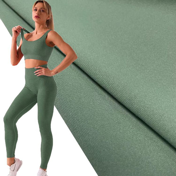 customized colors choose 77% polyester 23% spandex stretch interlock brushed fabric for yoga leggings YAT005
