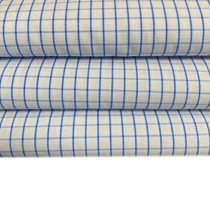 Wholesale Tc 58 Polyester 42 Cotton Yarn Dyed Check Fabric