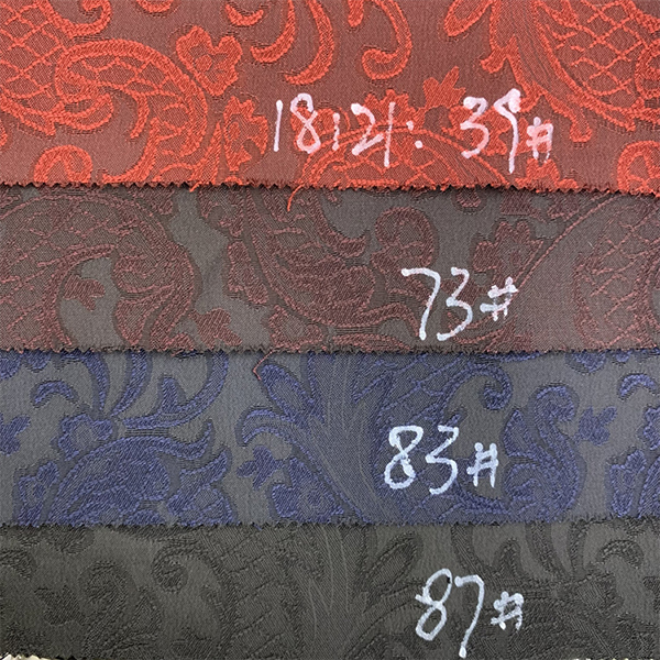 barevné hotové zboží žakárový polyester viskóza spandex ležérní obleková tkanina