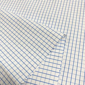 Wholesale Tc 58 Polyester 42 Cotton Yarn Dyed Check Fabric