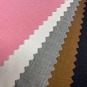 Hoë kwaliteit keper polyester wol spandex pak stof groothandel