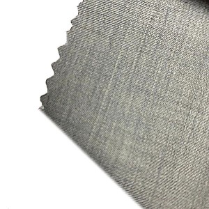 Ikhwalithi ephezulu ye-twill polyester wool spandex suit fabric wholesale