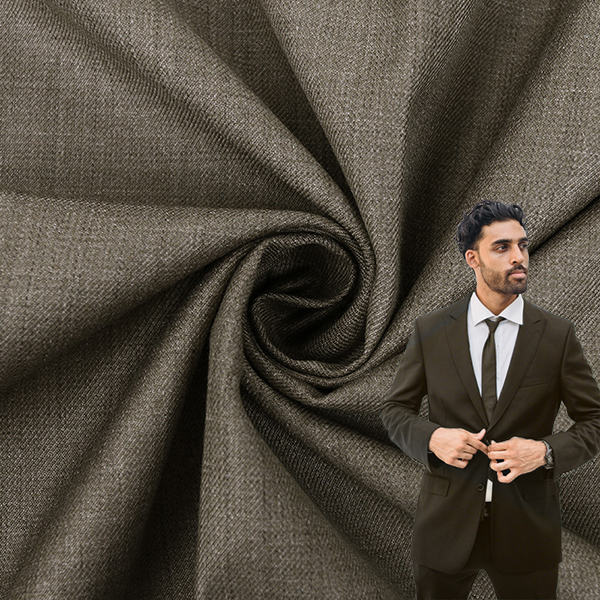 bahan polyester rayon kombinasi twill suit