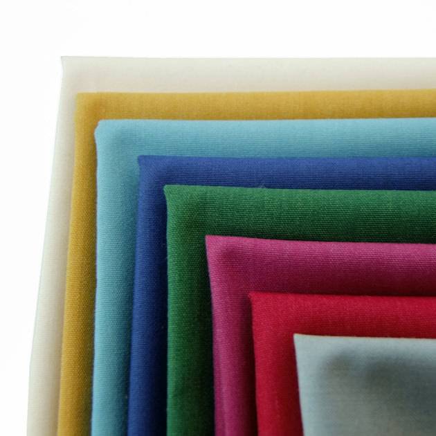 Tissu en coton de soie au mètre en gros 85 polyester 15 rayonne