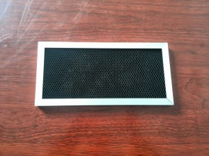Activated carbon honeycomb panel filte