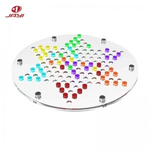 Oanpaste acryl Sineeske Checkers Game Set - JAYI