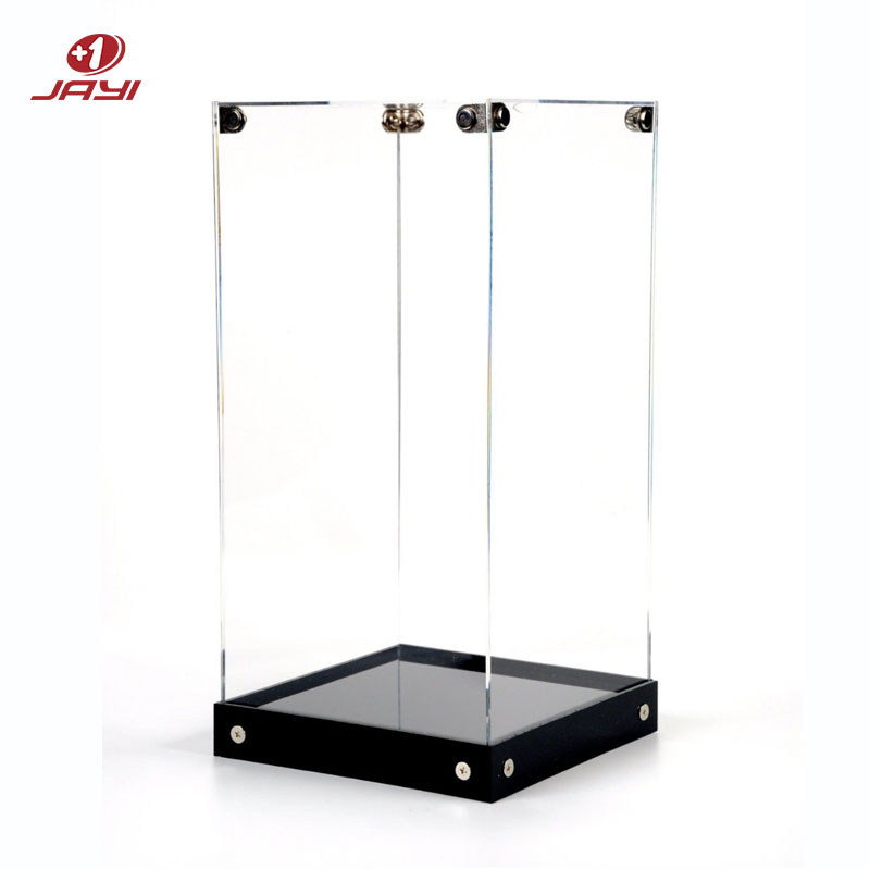 How do I choose the right acrylic display case type for my product