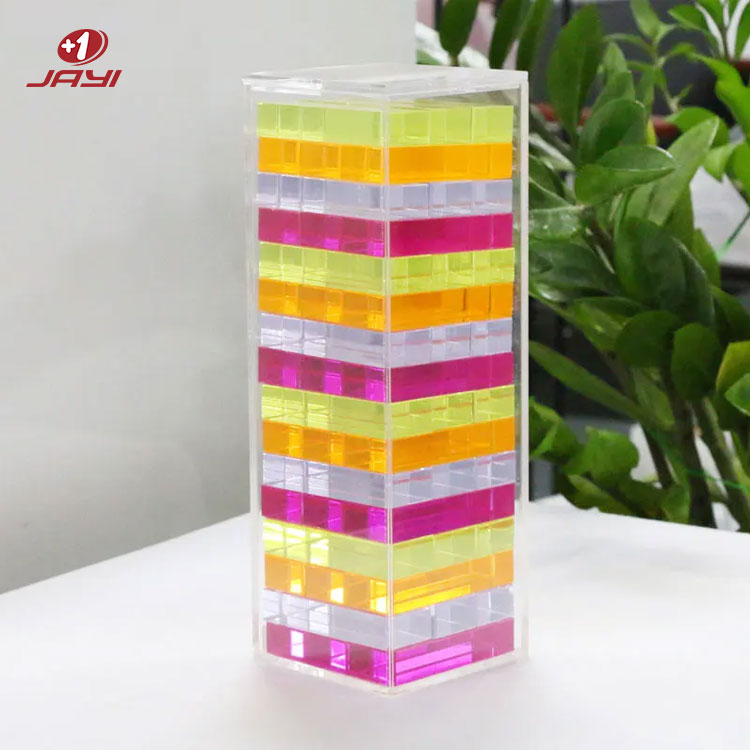 How to Customize Acrylic Tumble Tower Game?