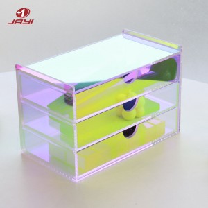 Custom Iridescent Acrylic Box