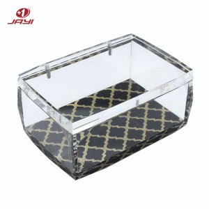 factory low price Acrylic Box Factory - Clear Acrylic Gift Box China Custom – JAYI – JAYI