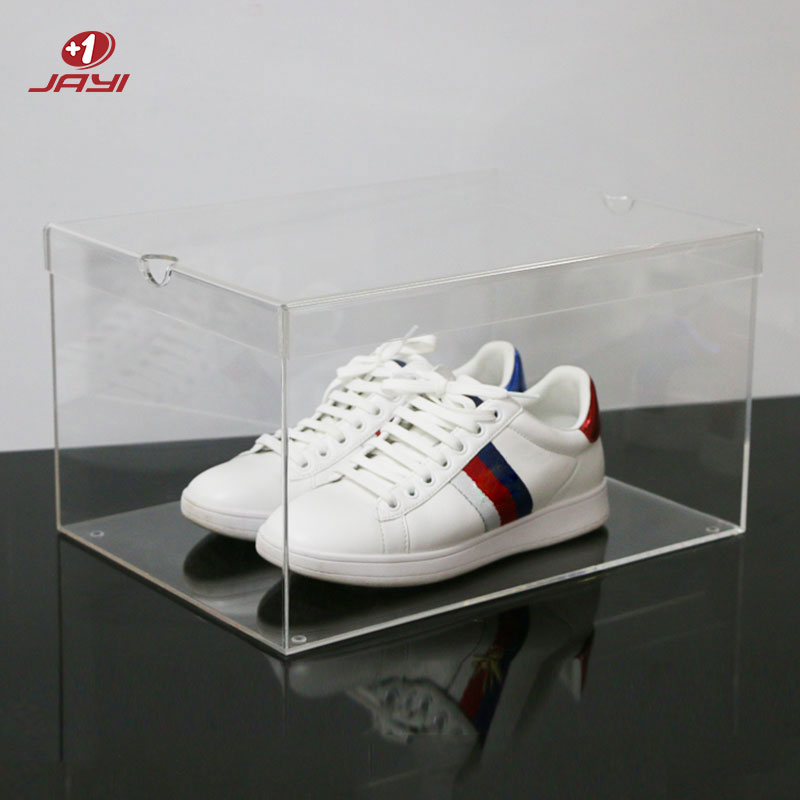 Custom Clear Acrylic Shoe Box Supplier – JAYI Featured Image
