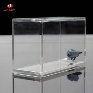 Maßgeschneiderte transparente Acryl-Spendenbox mit Schloss, Hersteller – JAYI