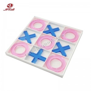 Custom Acrylic Tic Tac Toe Board Game Set - JAYI