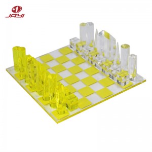 Custom na Acrylic Chess Game Board Set Supplier – JAYI