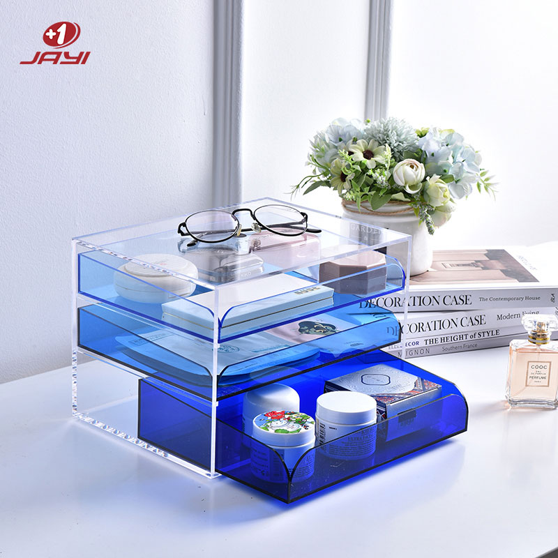 Professional China Acrylic Showcase Display Case Manufacturers - Custom Acrylic Eyeshadow Palette Storage Box – Makeup Organizer | JAYI – JAYI
