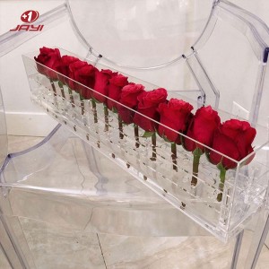 Custom Rectangle Acrylic Flower Box | JAYI