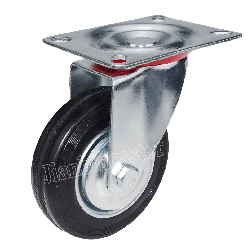 Industrial Heavy Duty Swivel/ Fixed Iron Core Rigid Swivel Caster with/Without Brake Caster Wheel