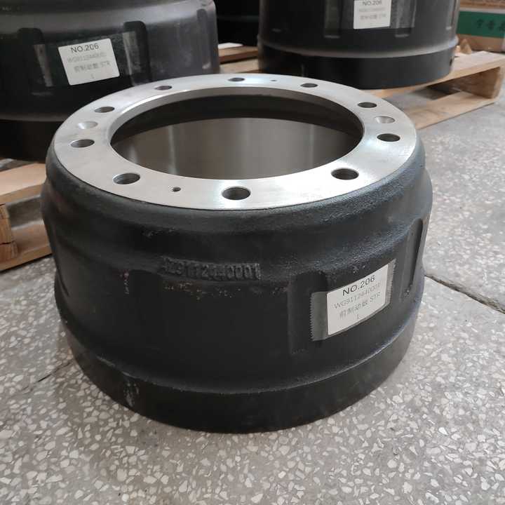 WG9112440001 SINOTRUK® Genuine -Front Brake Drum (Front Axle)- Spare Parts For SINOTRUK HOWO Part No.:WG9112440001