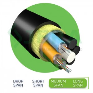 GYFTY fiber optic cable 144 nyuzinyuzi cores