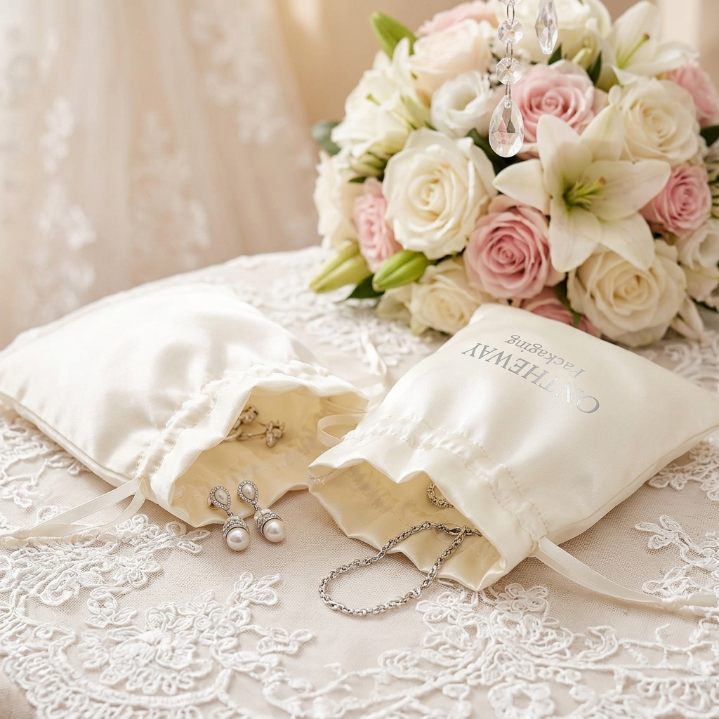 Personalized Satin Jewelry Pouch for Luxury Jewelry Packaging Featured Image