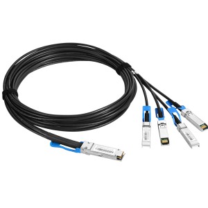 Cable de conexión directa 100G QSFP28/4SFP28 JHA-QSFP28-4SFP28-100G-PCU