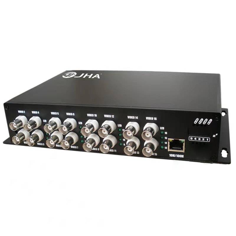 OEM/ODM Manufacturer Fiber To Rj45 Media Converter - 16ch video Tx Optical Video Transmitter and Receiver JHA-D16TV-20 – JHA