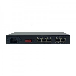 Tipe Desktop 4*E1 melalui Ethernet(IP).