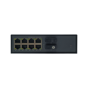Factory Price For 28 Ports Poe Powered Network Switch - 8 10/100/1000TX + 2 1000FX | Fiber Ethernet Switch JHA-G28 – JHA