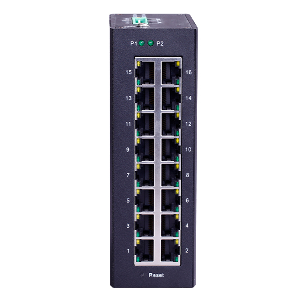 Good Quality Industrial Ethernet Switch – 16 10/100/1000TX | Unmanaged Industrial Ethernet Switch JHA-IG016  – JHA