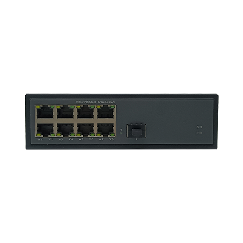 8 10/100/1000TX + 1 1000X SFP තව් |FIBER Ethernet Switch JHA-GS18