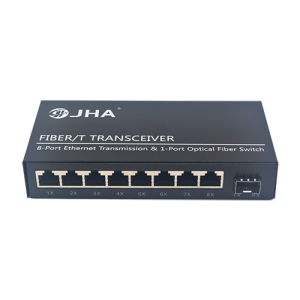 8 10/100TX + 1 100X SFP Slot | Fiber Ethernet Switch JHA-FS18