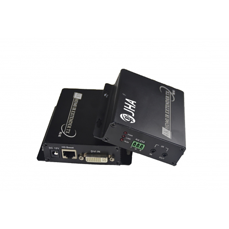 Cheap price Hdmi Fiber Optical Transmitter Receiver - 1Channel DVI Extender over 1 Cat6 UTP Cable JHA-ED204DRDVI  – JHA
