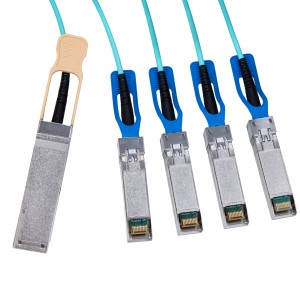 100-4*25G aktiv optisk kabel (QSFP28-4*SFP28) JHA-QSFP28-4SFP28-100G-AOC