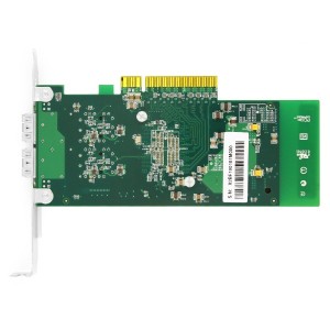 PCI Express v3.0 x8 10Gigabit Dwi-port Penyesuai Pelayan Ethernet JHA-QWC202