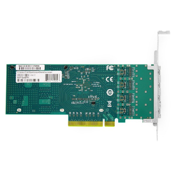 High Quality 120 Fxo Fxs Over Fiber - PCI Express v3.0 x8 10Gigabit Quad-port Ethernet Server Adapter JHA-QWC401 – JHA