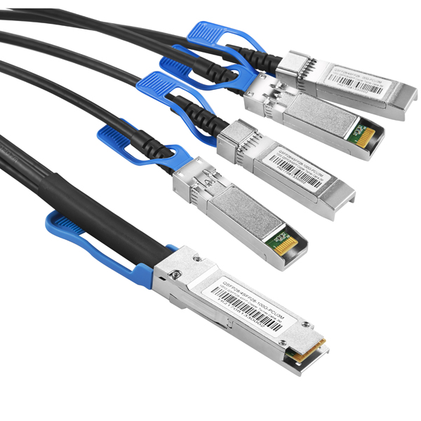 Wholesale Price Active Optical Cable 3m - 100G QSFP28/4SFP28 Direct Attach Cable JHA-QSFP28-4SFP28-100G-PCU – JHA
