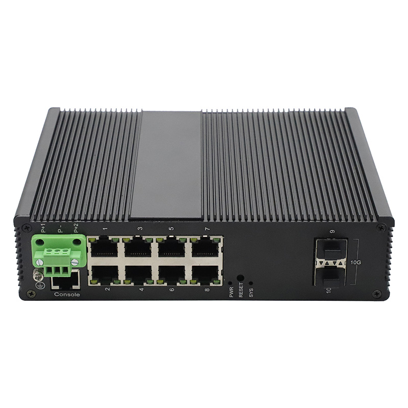 8 10/100/1000TX and 2 1G/10G SFP SLOT | MANAGED INDUSTRIAL ETHERNET SWITCH JHA-MIWS2G08H Featured Image