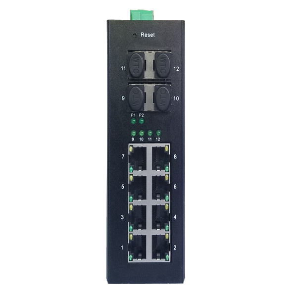 China Wholesale Fiber Optic Quotes Manufacturer - 8 10/100/1000TX PoE/PoE+ and 4 1000X SFP Slot | Managed Industrial PoE Switch JHA-MIGS48P  – JHA