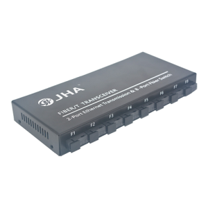 2 10/100/1000TX + 8 1000FX |Fibra Ethernet Ŝaltilo JHA-G82