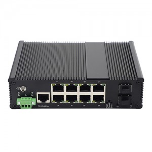 8 10/100/1000TX and 2 1000X SFP Slot | Managed Industrial Ethernet Switch JHA-MIGS28H