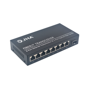 8 10/100TX + 1 ranura SFP 100X |Commutador Ethernet de fibra JHA-FS18