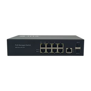 8 10/100/1000TX PoE/PoE+ and 2 1000X SFP Slot | Managed PoE Switch JHA-MPGS28N