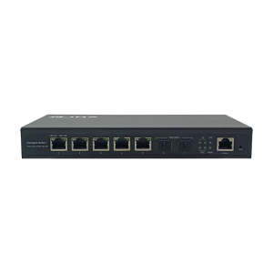 4 100/1000/2500TX PoE/PoE+ and 1 100/1000/2500TX RJ45 and 2 100/1000/2500/10000X SFP Slot | L3 Managed PoE Switch JHA-MT2G05P-L3