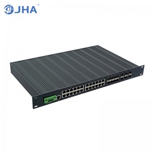 6 1G / 10G SFP + Slot + 24 10/100/1000TX + 8 1G SFP Slot |L2 / L3 Managed Industriell Ethernet Schalter JHA-MIWS6GS8024H